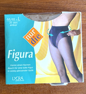 Nur Die Tights Pantyhose Size L 44/48 Color Amber