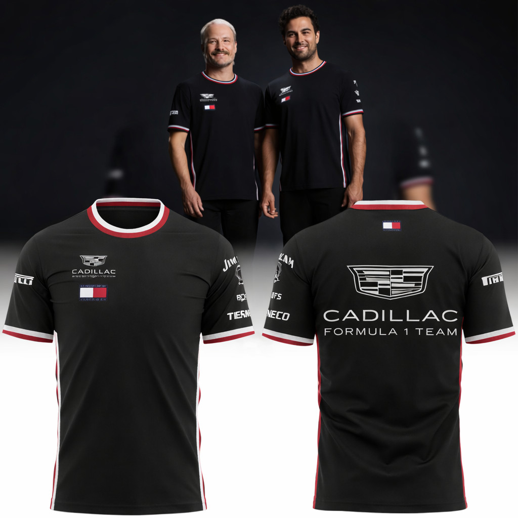 New!! Cadillac1 F1 Team Special Shirt Collection T-Shirt All Size