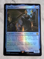 Martha Jones (Foil) | MTG Doctor WHO Clue Token | Draw | Companion | Unplayed NM