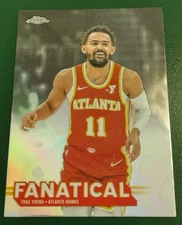 2025-26 Topps Chrome Trae Young Fanatical Case Hit SSP Atlanta Hawks #FAN-12