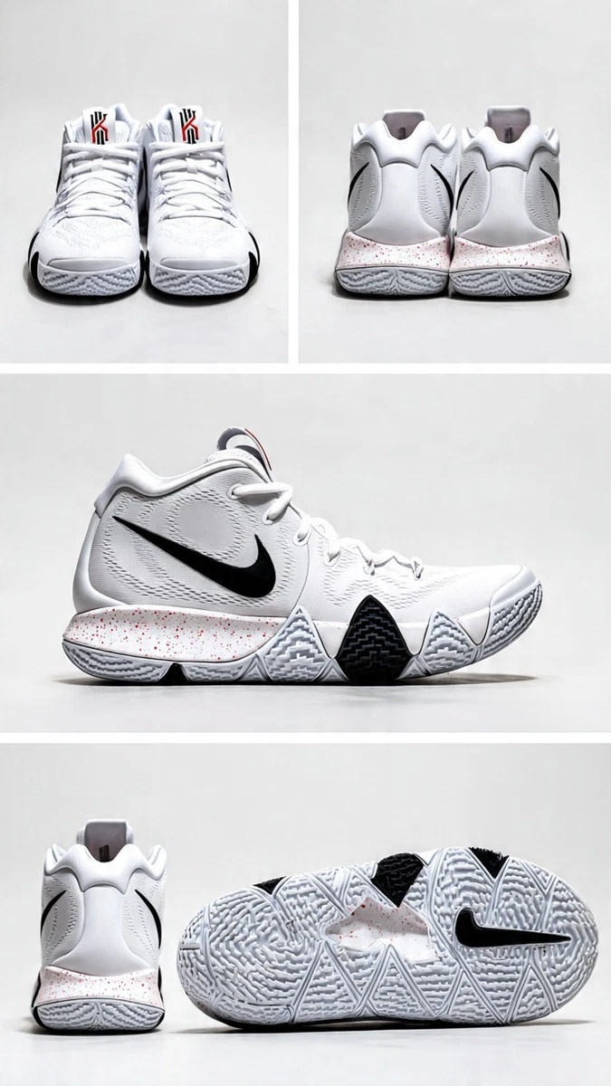 Preços baixos em Nike Kyrie 4 Black White | eBay