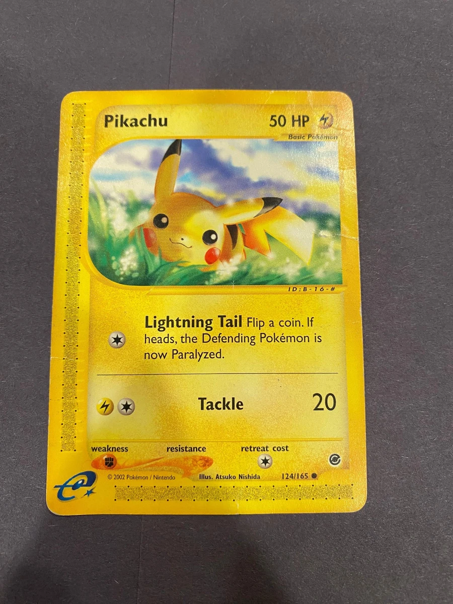 Pikachu Pokémon TCG Expedition Base Set Individual Collectible