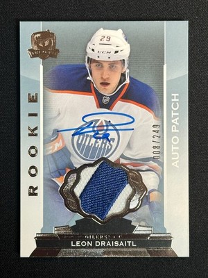 #160 Leon Draisaitl /249 Rookie Auto Patch 2014-15 The Cup