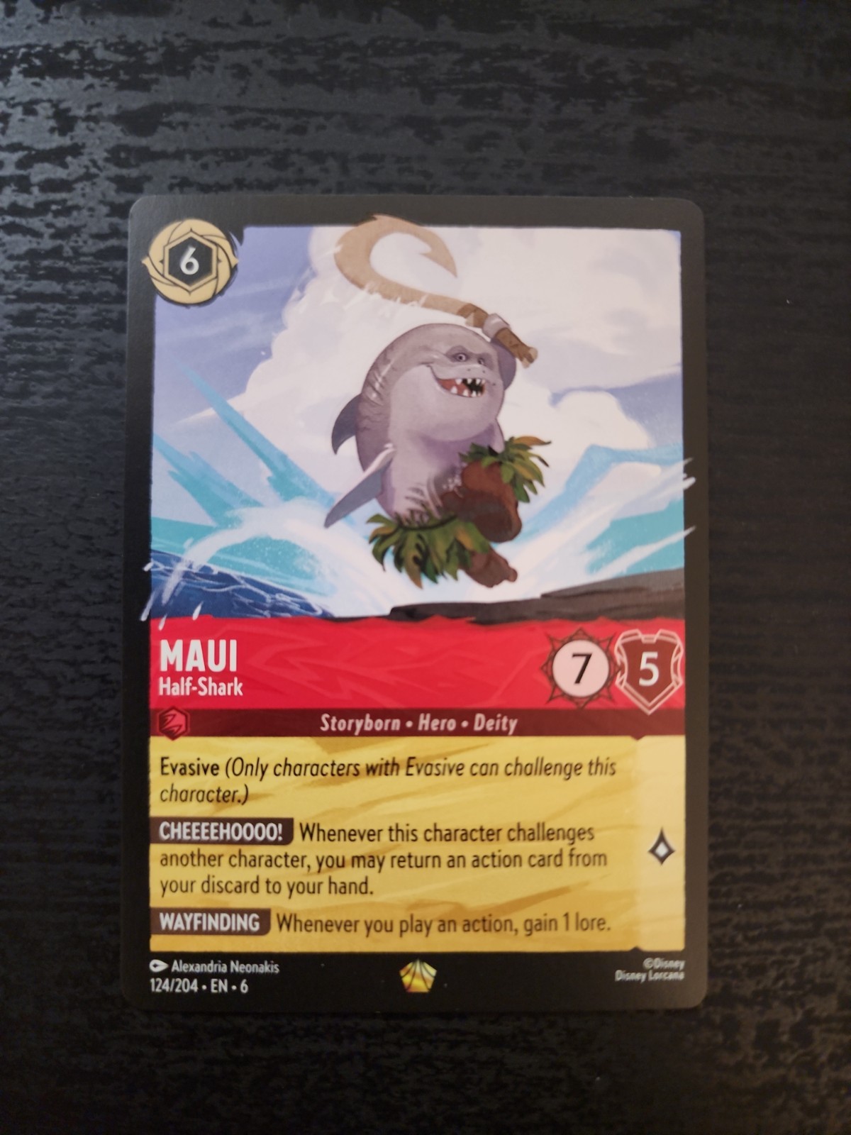 Maui - Half-Shark 124/204 Azurite Sea NM Lorcana