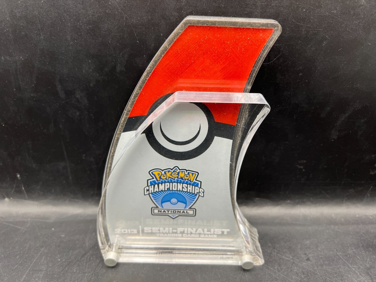 2013 Pokemon National Championships Semi-Finalist Glass Trophy