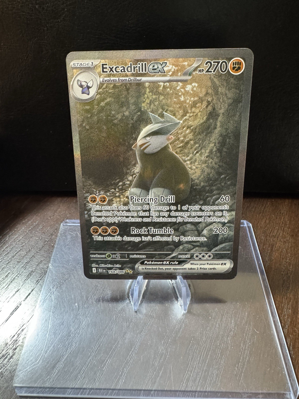 Excadrill EX SIR  168/086 Black Bolt - Pokemon TCG English