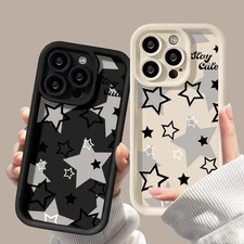 For iPhone 17 Air 17 Pro Max 16 15 14 13 12 11 XR XS 7 8 Phone Cover Cool Stars