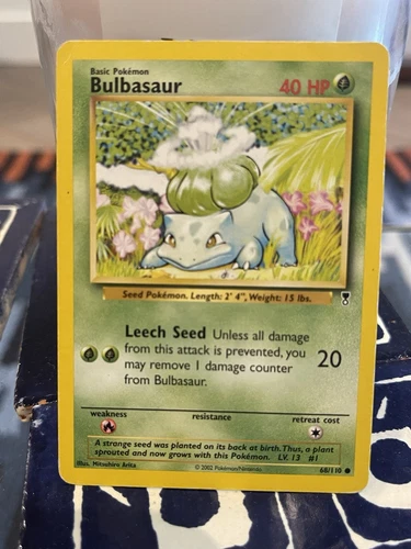 Pokémon TCG Bulbasaur Base Set, Card 44/102, Regular, 1999-2000