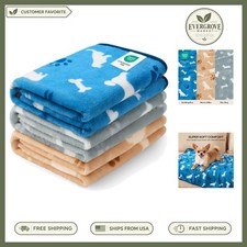 Pet-Friendly Fleece Throw Blankets Set of 3 - Perfect for Cats Dogs, 23"x16"