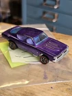 Hot Wheels Redline 1968 Purple Custom Barracuda- Lavender Interior