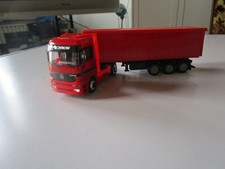 Herpa   MB Kipperzug rot