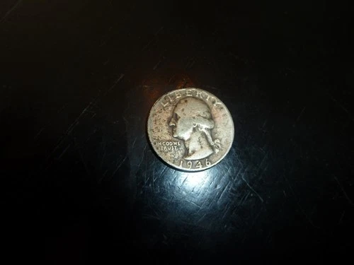 1946 Washington Quarter Actual Coin VG