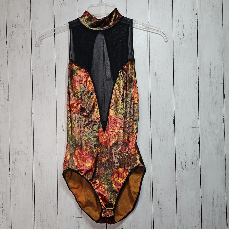 BODY VINTAGE DE MALLA DE TERCIOPELO con etiqueta dorada Victoria's Secret cuello profundo grande Foto 2 de 4