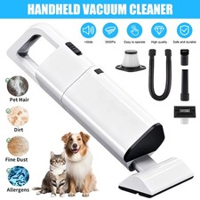 Handheld Vacuum for Pet Hair, Car Vacuum Cleaner, Cordless, Rechargeable 3500Pa