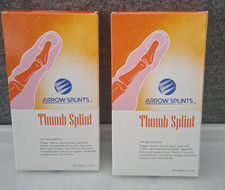 2-PACK Thumb Splint Brace for Arthritis  Carpal Tunnel - Fits Right  Left NEW