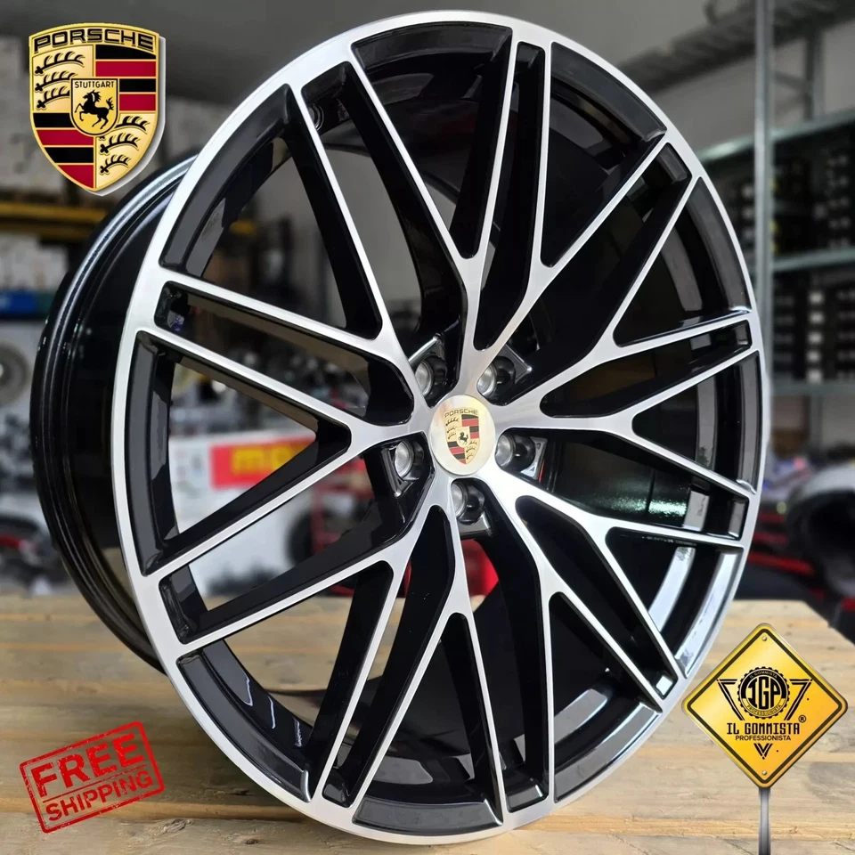 ✅2025 KIT 4 Cerchi In Lega 9,5j + 10j x 21" Turbo GTS specifici Porsche Macan S - Immagine 4 di 4