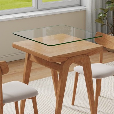 24x24 Inch Tempered Glass Table Top - Heat & Scratch Resistant