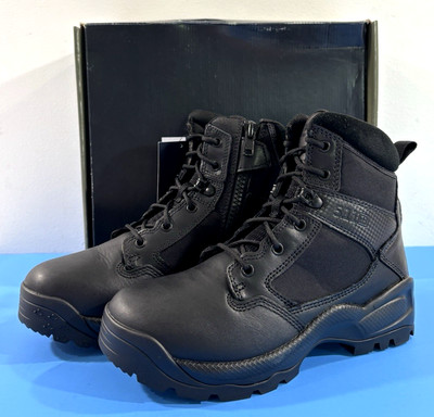 NIB 8 R MENS 5.11 TACTICAL ATAC 2.0 6'' SIDE ZIP BOOTS 12394 BLACK 8 REGULAR