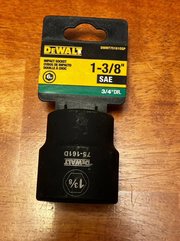 Dewalt 3/4 inch Drive Impact Socket 6 point - Image 2 of 4