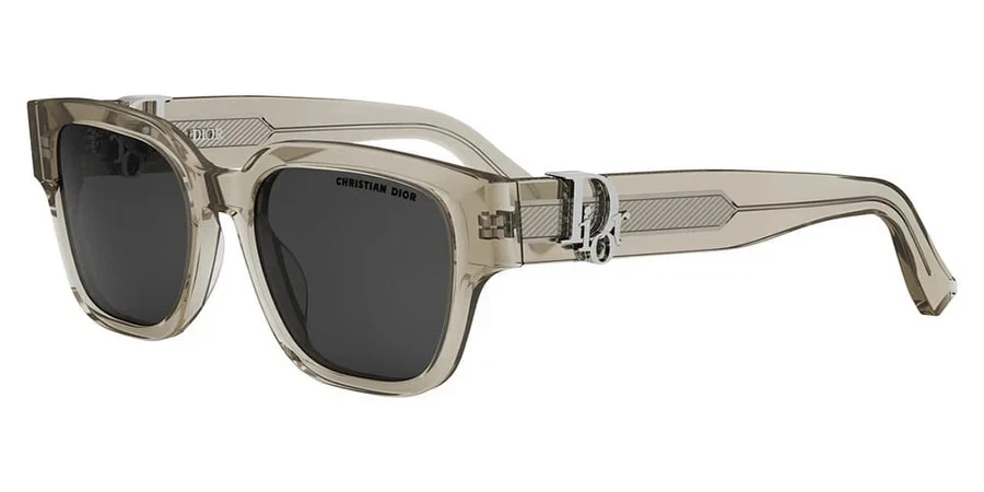 Dior — Dior OBLIQUE S1F 78A0 Square Crystal Khaki/Gray 54 mm Women's Sunglasses Frame