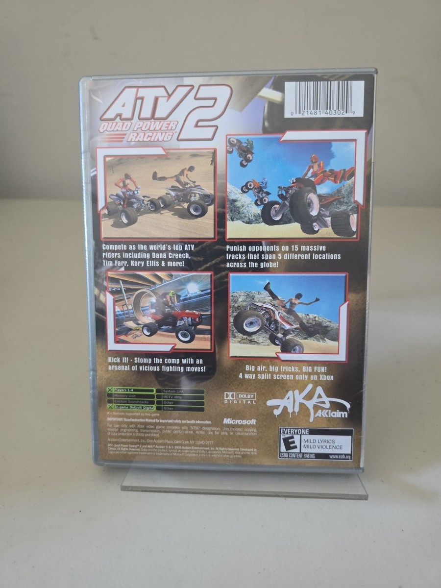 Xbox - xbox★ATV QUAD POWER RACING 2 海外版 北米版 xbox_atv_quad_power_racing_2-