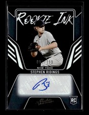 2022 Panini Absolute #RKI-SR Stephen Ridings Rookie Ink #/199
