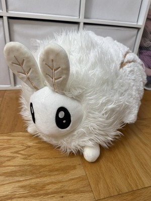 Squishable White Poodle Moth 18'' Long Plush