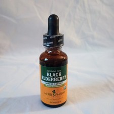 Herb Pharm Black Elderberry Extract, Immune System, 1 Fl Ounce Exp 2028