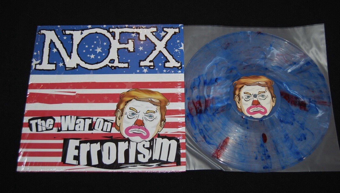 NOFX, The War on Errorism, Donald Trump Cover Repress Red White