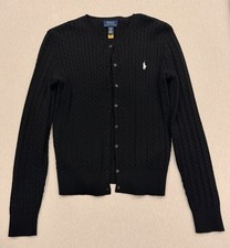 Polo Ralph Lauren Cable Knit Cotton Cardigan - Size Girls XL 16 
