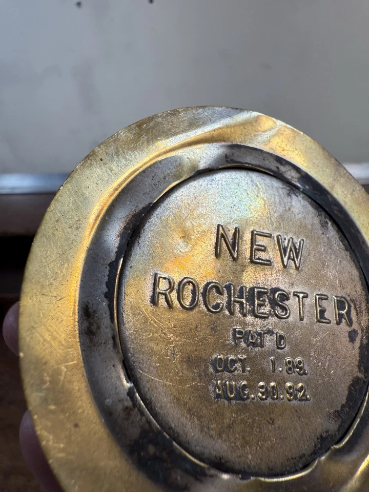 Flame Spreader New Rochester Patented. Center Draft Kerosene Lamp Part. 2-1/2” - Image 3 of 4