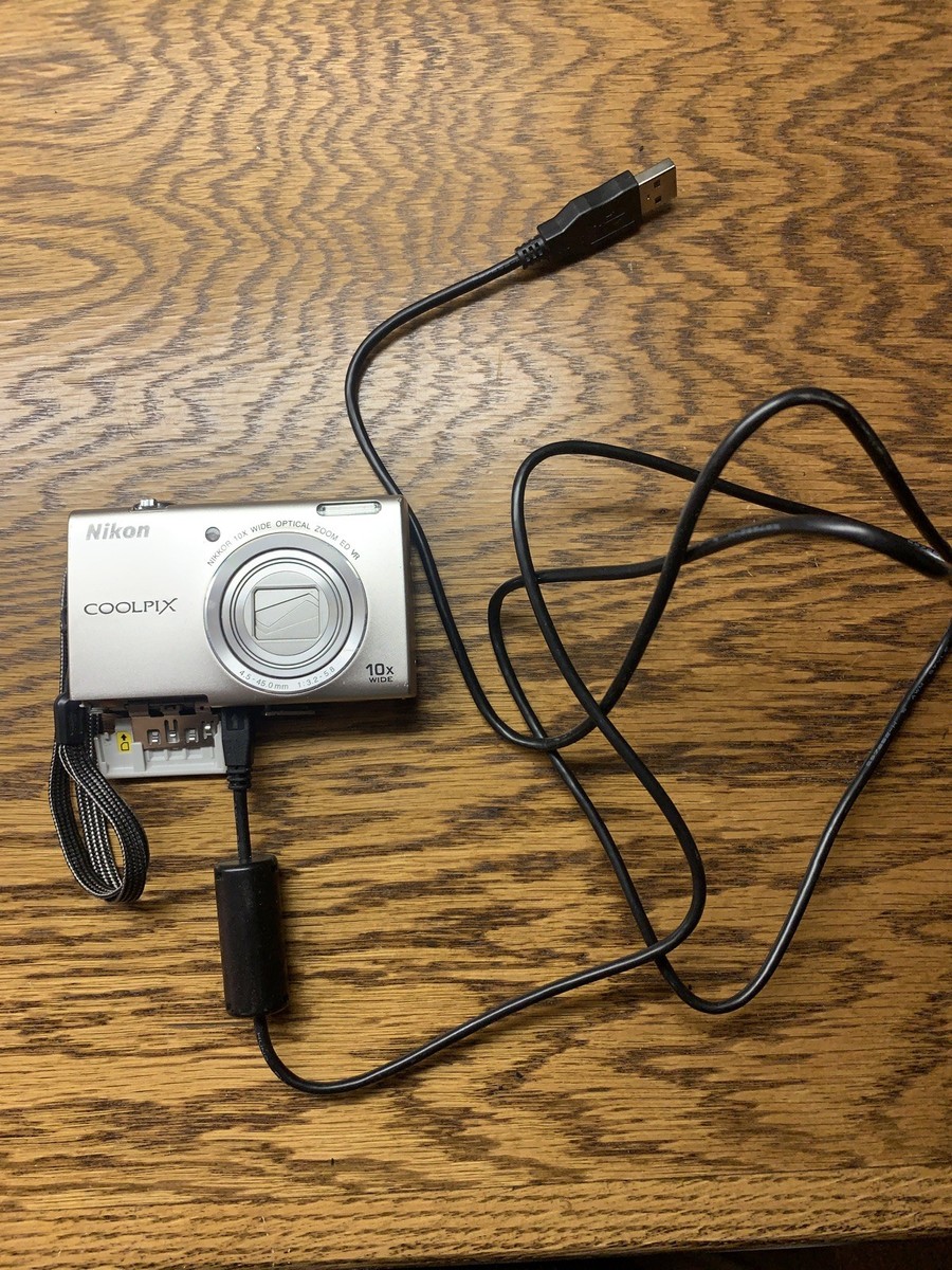 Nikon COOLPIX S6200 16.0MP Digital Camera - Silver for sale