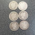 Barber Dimes Lot of 6 Silver 1898-1914 New Orleans Denver Circulated #463