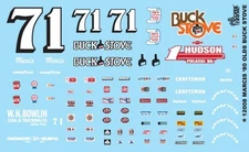 Gofer 12008 1/24-1/25 Dave Marcis 1980 Olds Buck Stove Race Car Graphics for Sal