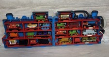 Thomas  Friends Travel Tote Train Case  Mixed Magnetic Trains/Cars Lot As-Is 
