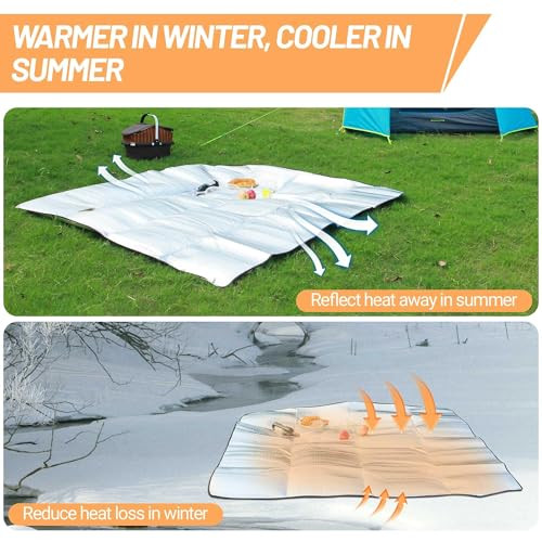 Foam Foil Blanket Lightweight Camping Mat Outdoor Roll-up Portable Waterproof - Picture 5 of 7