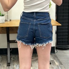Universal Thread Cut-off Denim Shorts Size 6 Balloon Fit Distressed