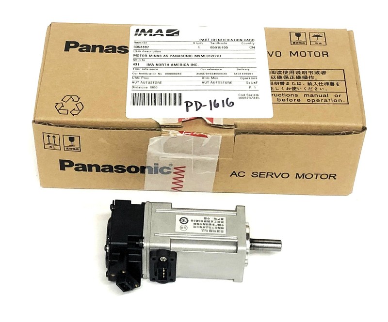 Panasonic AC Servo Motor MSME012G1U NOS