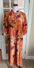 Farm Rio Jungle Panther Maxi Shirt Dress Size S