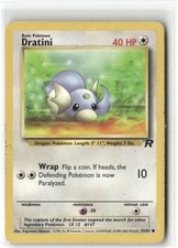Pokemon Dratini 53/82 Colorless Team Rocket Common