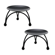 2 Pcs Candlesticks for Pillar Candles Metal Modern Style Pillar Candle Holder...