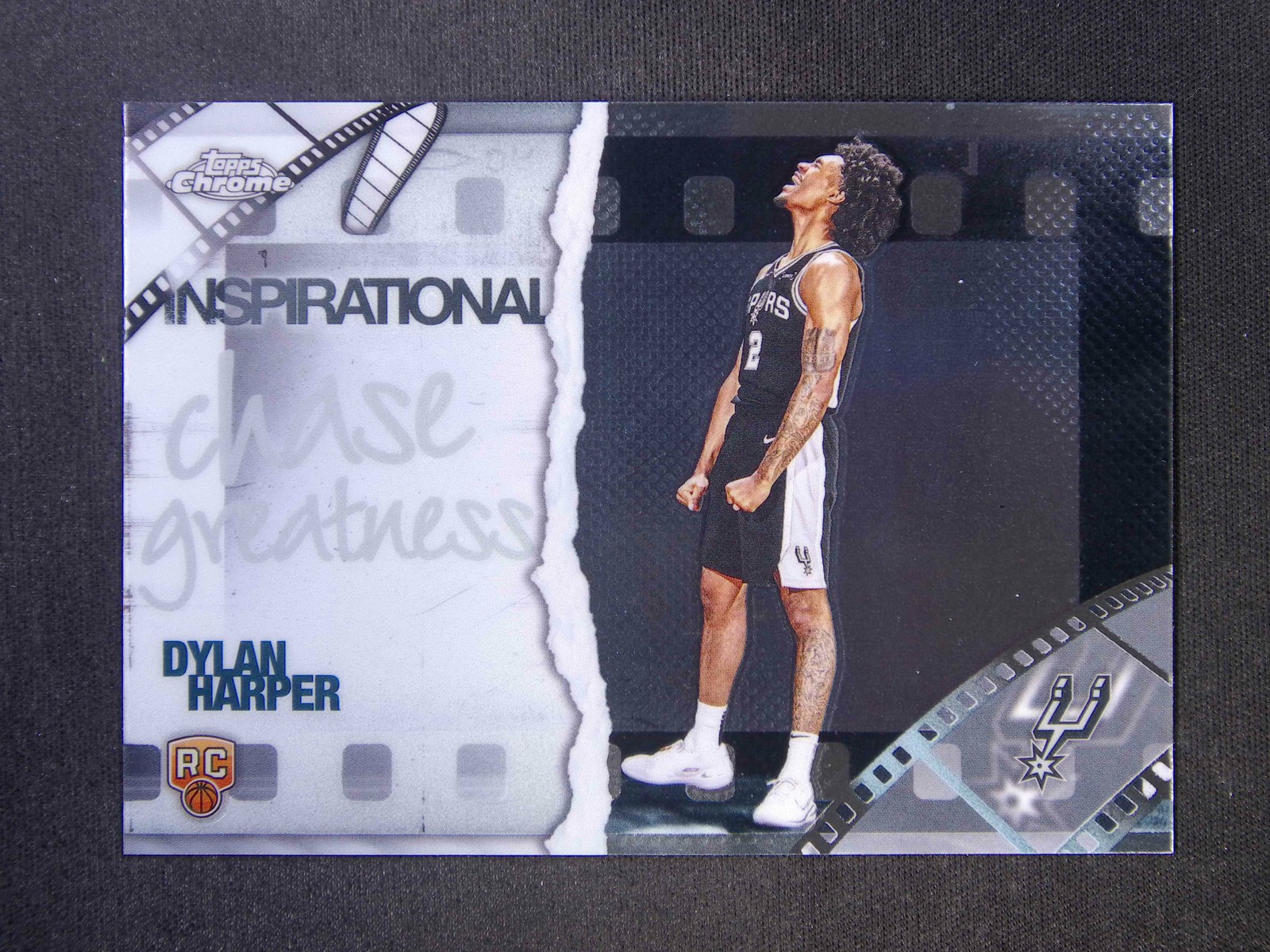 2025-26 Topps Chrome Dylan Harper RC Rookie Inspirational