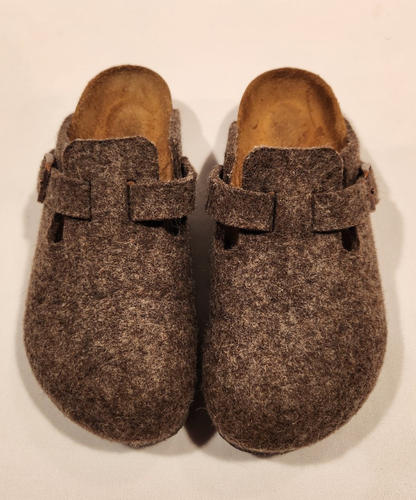 BIRKENSTOCK BOSTON CLOG PANTOLETTEN COCOO WOOL FELD PANTOLETTEN HAUSSCHUHE SANDALEN GR 35