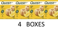 QUEST Lemon Cake Protein Bars - 4 Bars in a Box - 4 BOXES