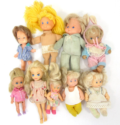 Small Vintage Doll Lot Gatabox Fisher-Price Uneeda Hasbro 60's 70's 80's