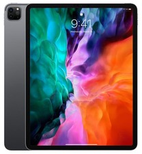 APPLE iPad Pro 4th Gen A2229 12.9" 128GB Space Gray Wi-Fi Only iOS -Good