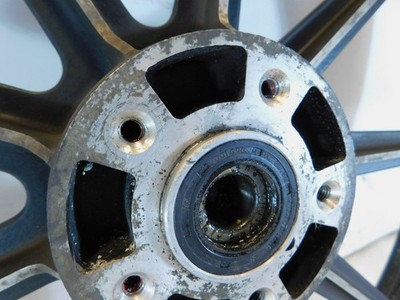 OEM Harley Sportster Dyna FXR 9 Spoke Front Wheel With Rotor 84 to