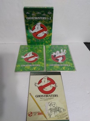 Ghostbusters 1 & 2 Double Feature Gift Set 2-Disc DVD Set & Collector Scrapbook