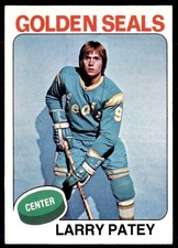 1975-76 Topps Larry Patey Rookie California Golden Seals #137