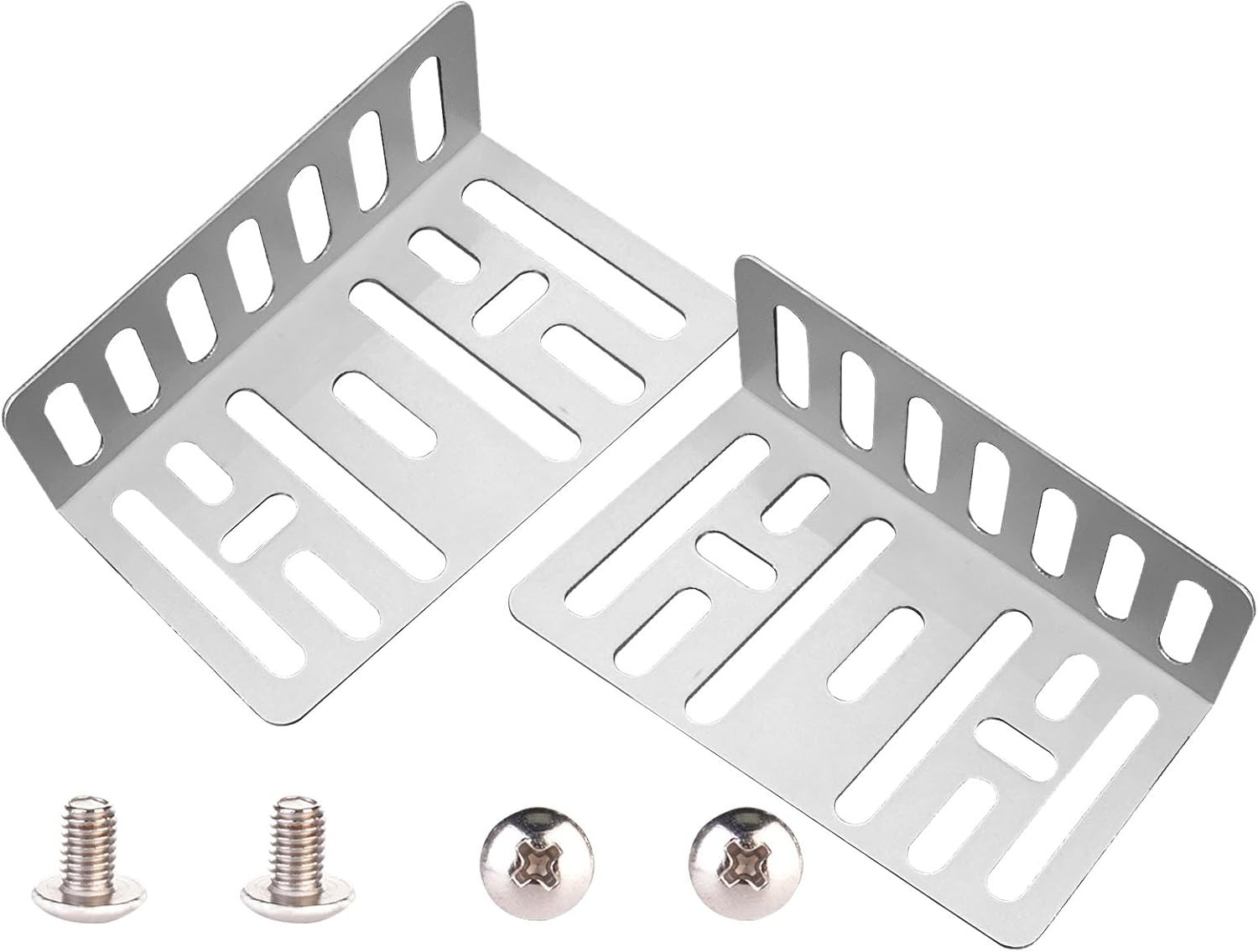 Double DIN Installation Kit, Universal Car Stereo Radio Metal Mounting Bracket,